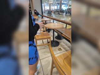ALEJANDRA PALACIOS AND HER BOYFRIEND GET SLUTTY IN A BOGOTA SHOPPING CENTER - ALEJA AND AAROON