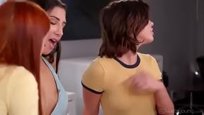 Adriana Chechik, Gianna Dior, Maya Kendrick lesbian threesome