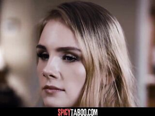 Blond teen stepdaughter bangs with stepmother's partner - Christie Stevens, Natalie Knight