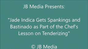 Jade Indica Gets Spanked and Bastinado During a Show - HD