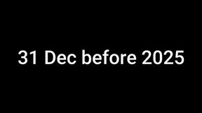 31 Dec before 2025