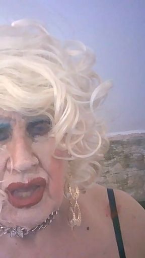 Iconic moment from &quot;Nasty old skanky tart barmaid, Sarah slut, smokes for you to wank and piss over&quot;
