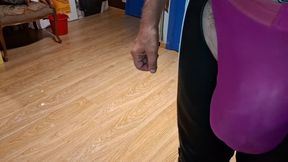 Lycrajock and Leather Chaps,mirrorfun