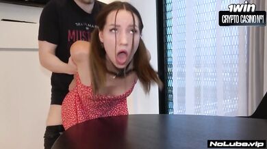 POV your girlfriend wants to fuck riding him screaming choked hardcore