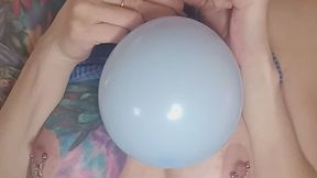 Looner Balloon Tease, Inflation, Rub, Fuck & Squirt