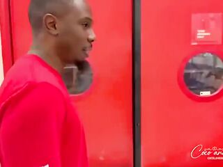 Target customer getting bang by an employee