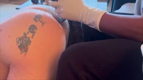 Painful anal stretching