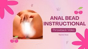 Play Along Rachel Rose Anal Bead Instructional Video