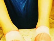 Chole fields foot tease