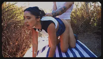 Ophelia Purr & Victor Ray: Outdoor Art Session Turns Steamy