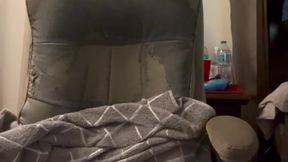 Hot tattooed thug strokes his thick cock over the phone for a horny Latina fan