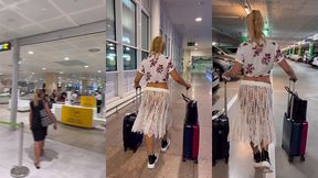 derniere journee a ibiza 2022 de retour en espagne, oops dans l aeroport