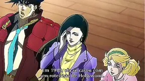 Glamorous JoJo Anime Girl seduces With Bizarre Temptation & Passionate Pleasure