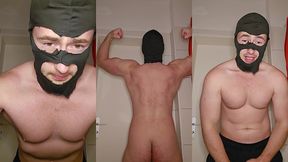 hot young student phantomgentx poses muscles and thick cock exclusive