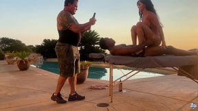 behind the scenes jewels jade gives a massage and gets some bbc