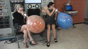 Ama Rio and Sage Pillar Blow Suzuki Peacock Balloons to Bursting (MP4 - 720p)