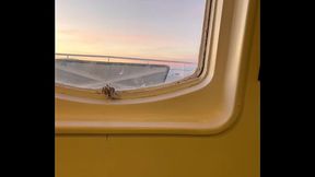 Puis petite exhib en public dans le ferry