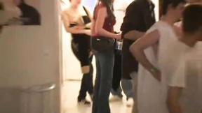 ”Toga party tart banged doggystyle”