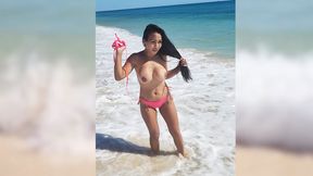 ”masturbation after outdoor posing & huge boobs teen pleased herself”