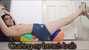 Crushing my beach balls