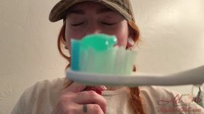 Teeth Brushing in Braids (wmv)