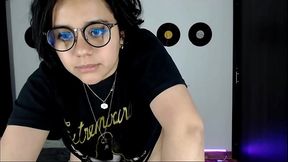 Cute Latina teases on webcam during sexy dance
