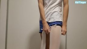 Sissy boy destroyed by thick cock and lace panties