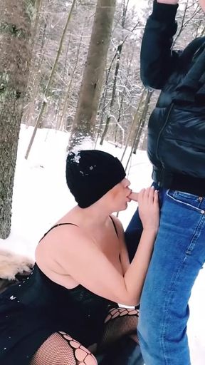 Sex with Step Mom in the Forest
