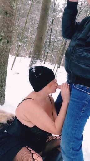 Sex with Step Mom in the Forest