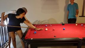 The Hot Girls Wanted to Learn How to Play Pool and Ended up Getting a Dick