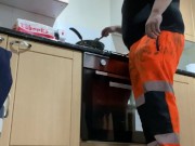 You wanna eat my dick or my ass whilst I cook dinner?