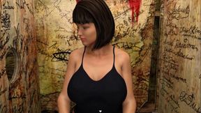 Lily of the valley: housewife and a stranger, blowjob in a glory hole ep 34