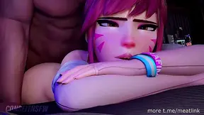 D.Va Gets Proneboned Hard in Steamy 3D Hentai Action