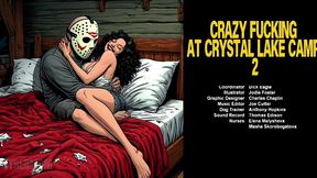 crazy fucking of two busty lesbians at camp crystal lake. cartoon porn parody  friday the 13th