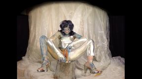Bravo Models Cosplay 3D VR videos - 357 Rebecca Black - Blue airbrush body