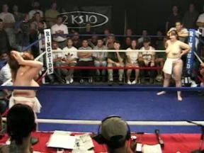 Topless Female Boxing