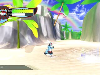 Oh So Hero [Homo Manga game PornPlay] Ep.8 endless ejaculation with our ally sexy footjob on the beach