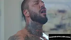 Bubble Butt Stud Flip Fucks Tatted Stranger