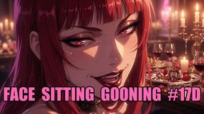 Face Sitting Gooning #17D: Enveloped by My Heavy Divine Weight (Animated, Music, Text)