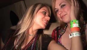 Lollipop Teen Lesbian Sex In Spring Break Limo