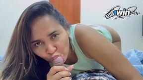 Latina Vanessa supplies a DT like a pro and almost catches us. 1win with hot, bare girlpartner! Homemade C never felt so good.