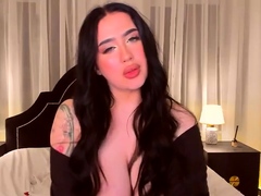 Chubby Brunette Big Boobs Dildo Masturbation