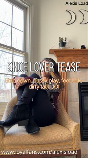Dirty Talking MILF Shoe and Feet Tease