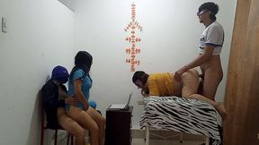 enfermera seduce a esposo de la paciente.