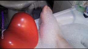 baden an neujahr - morgen ** prachtweib **