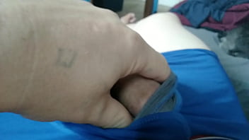 Bmw4420x has a growing bulge pulls my cock out, hard tease myself stroke my cock