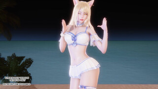 [MMD] CHUNG HA - Sparkling Ahri Sexy Kpop Dance League of Legends Uncensored Hentai 4K