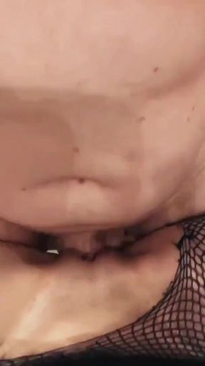 Stepmom came to stepson without panties in pantyhose, he tore pantyhose and fucked.   Clip 1