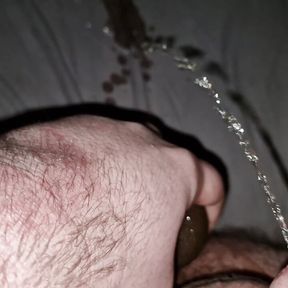 Big Dildo creampie and piss