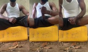 BBC Daddy Demands Where To Blast Huge Cum Gush Outdoors